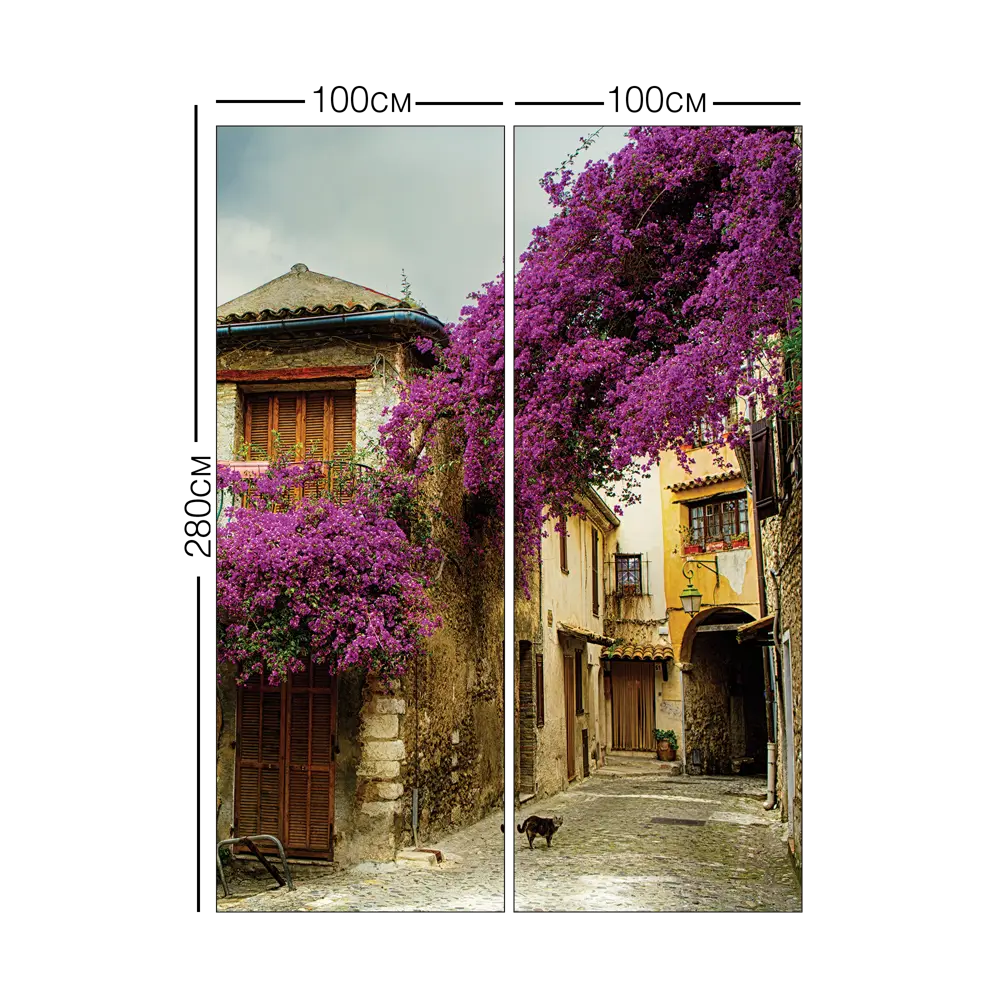 Фотообои 3D Flizart «Улочки Прованса», флизелиновые, 200x280 см FBRUSH STLM-2155156 - Вид №4