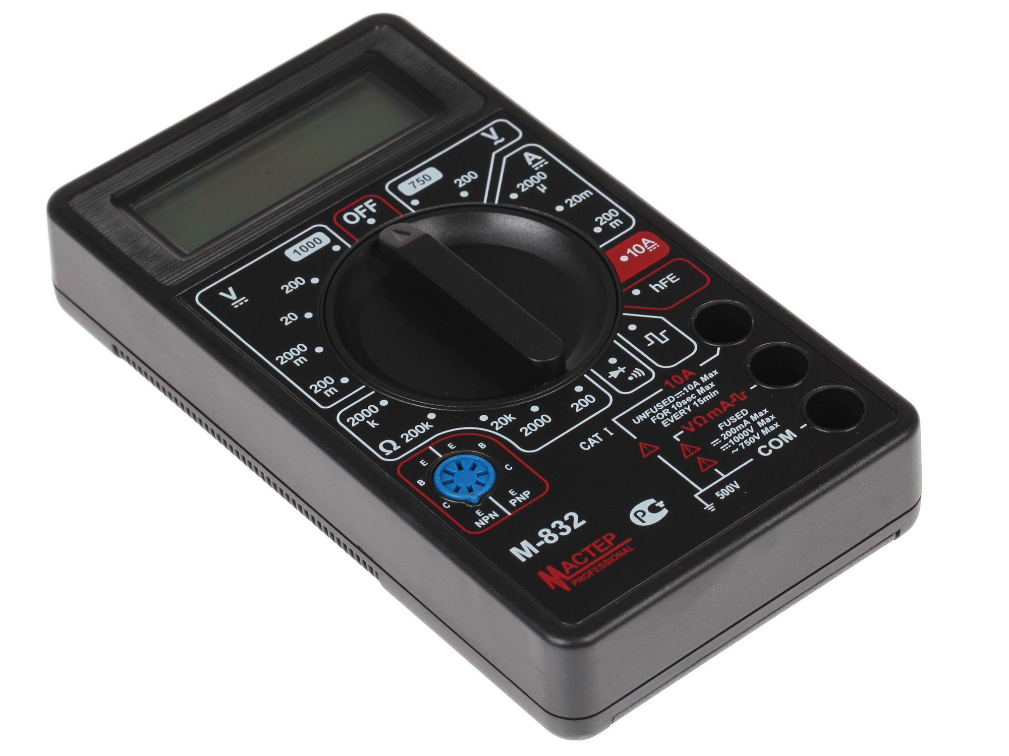 Мультиметр Master Professional M832 1063069 STDN-0070077 - Вид №2