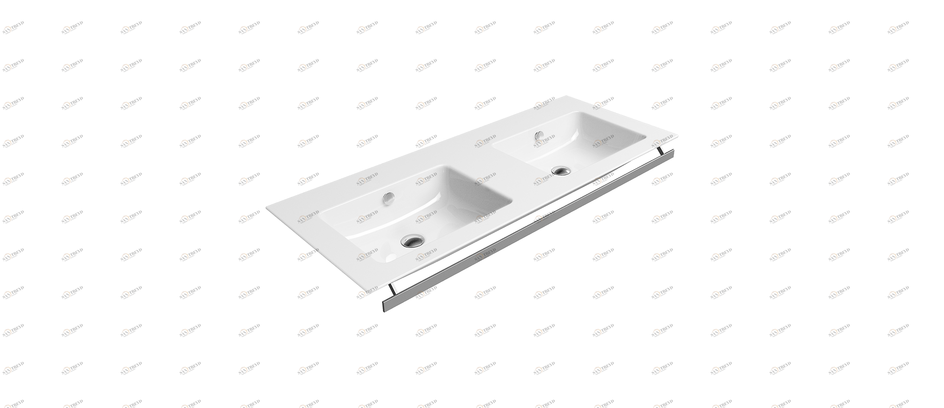 8845111 Подвесная раковина настенная овальная GSI ceramica Pura белая