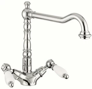 EMMEVI RUBINETTERIE Смеситель для кухни на одно отверстие с поворотным изливом Decò ceramic