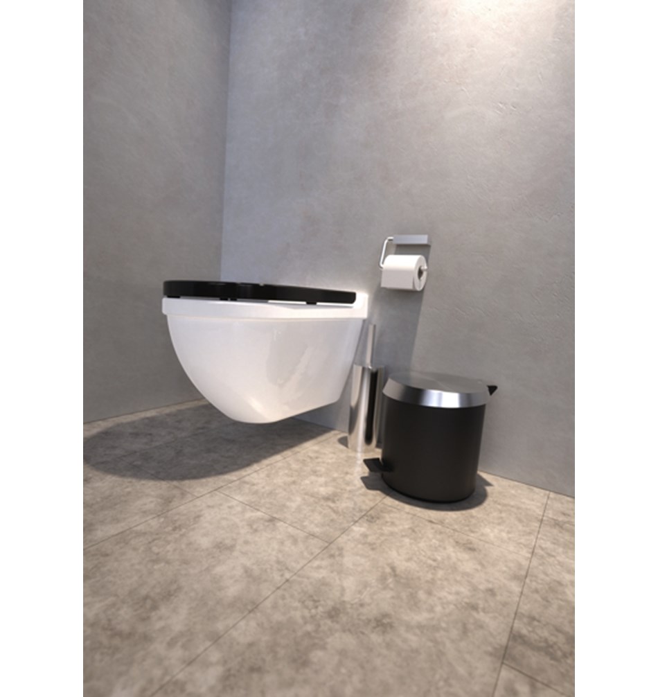 FROST Ершик для унитаза 3, напольный » матовый Нержавеющая сталь Матовый Q302236510  - Вид №5