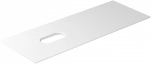 Полка керамическая с отверстием SX-DX (двусторонняя) 121x46 Белый  2055MT GALASSIA Tabulae