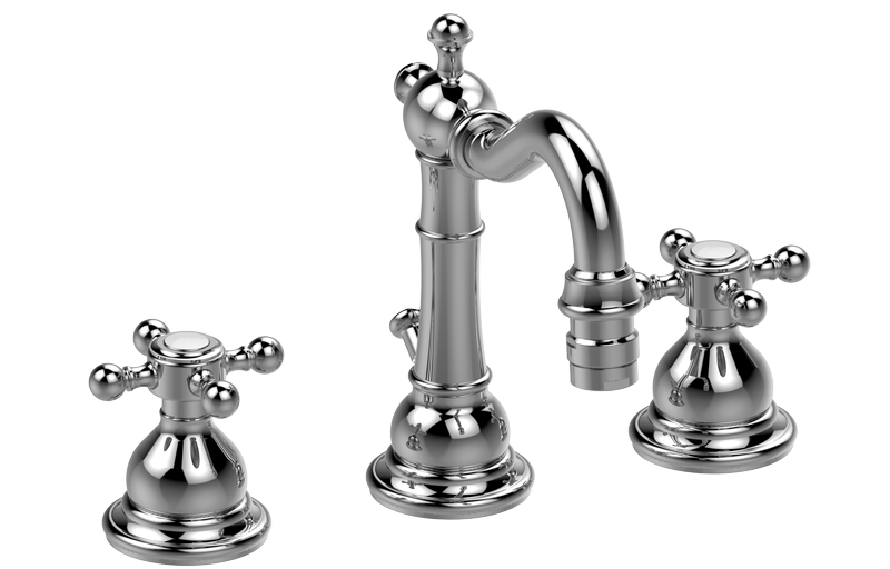 E-2561-C2 Three-hole bidet mixer with manual pop-up waste GRAFF Adley