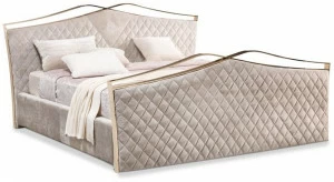 Cantori Двуспальная кровать с обивкой из бархата Valentino