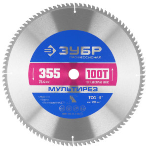 Диск пильный Зубр 36907-355-25.4-100 9107769