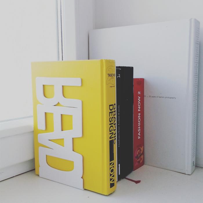 Держатель для книг "README" красный BONESSI  049437 Красный  - Вид №5