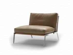 Flexform Кресло со съемным кожаным чехлом Happy