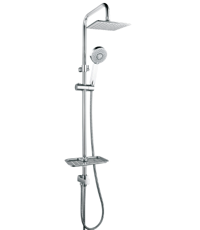 LM8803C Душевой гарнитур LM8803С без смесителя c верхней душевой лейкой "Тропический дождь", хром LEMARK  - Вид №2