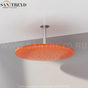 Agape KAA Душевая лейка из неаллергенного силиконового каучука CRUB0913AR KAA с шарнирным соединением оранжевая CRUB0913AR