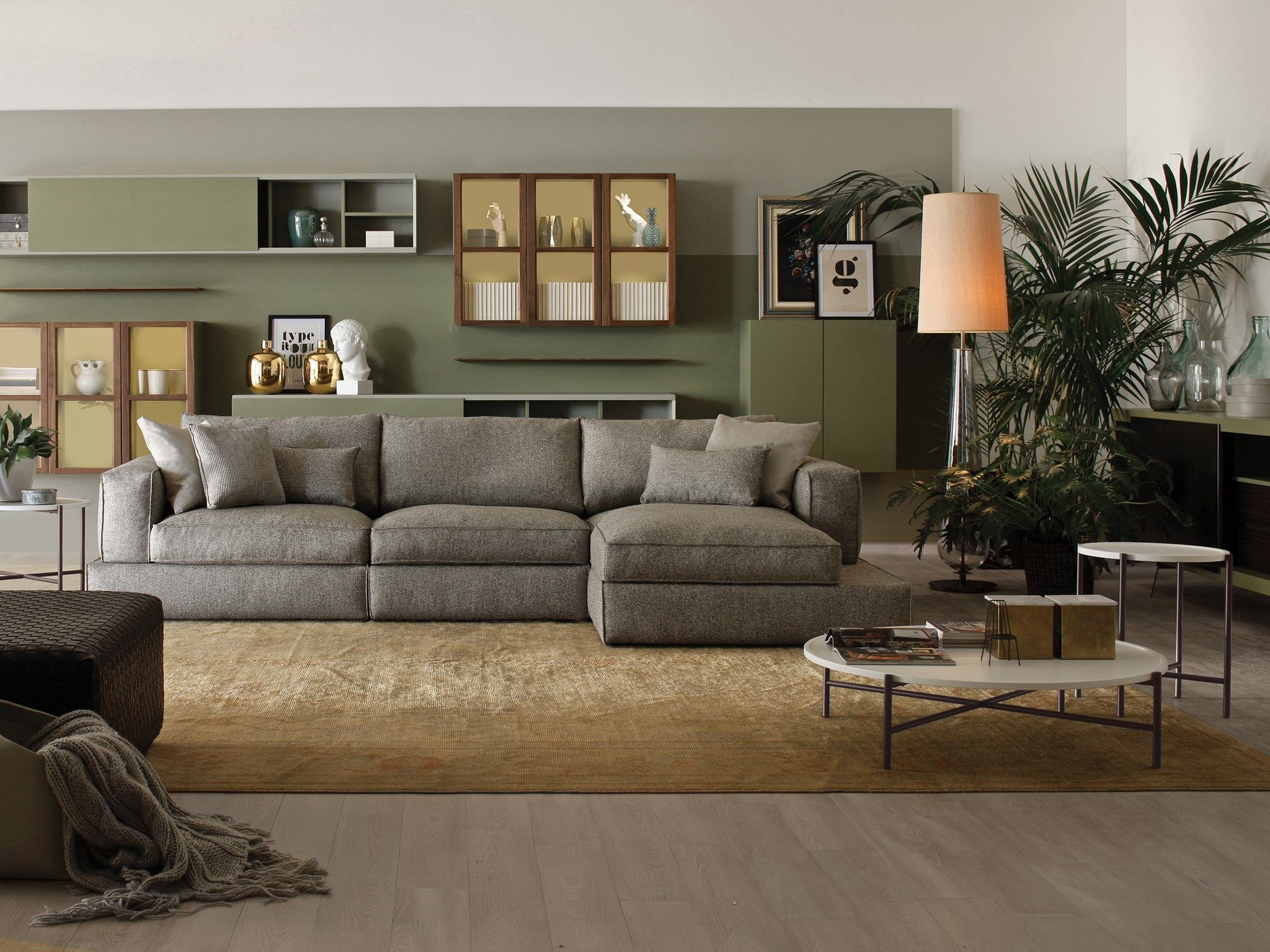 Тканевый диван с полуостровом ESTEL GROUP ARCH-00022352 - Вид №3