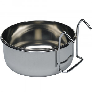 Т00001442 Миска для птиц SIRIO 0,5л железная подвесная FERPLAST