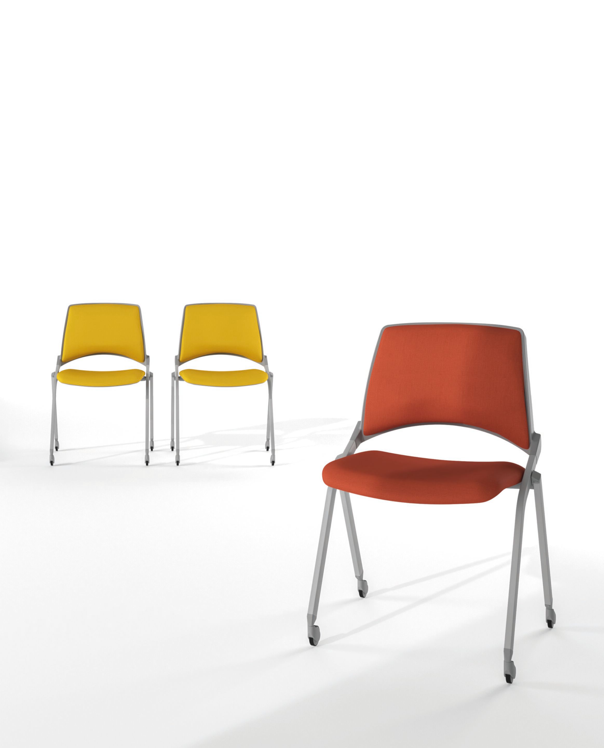 Штабелируемый стул для конференций с колесами IBEBI Oplà ARCH-00036054 - Вид №1