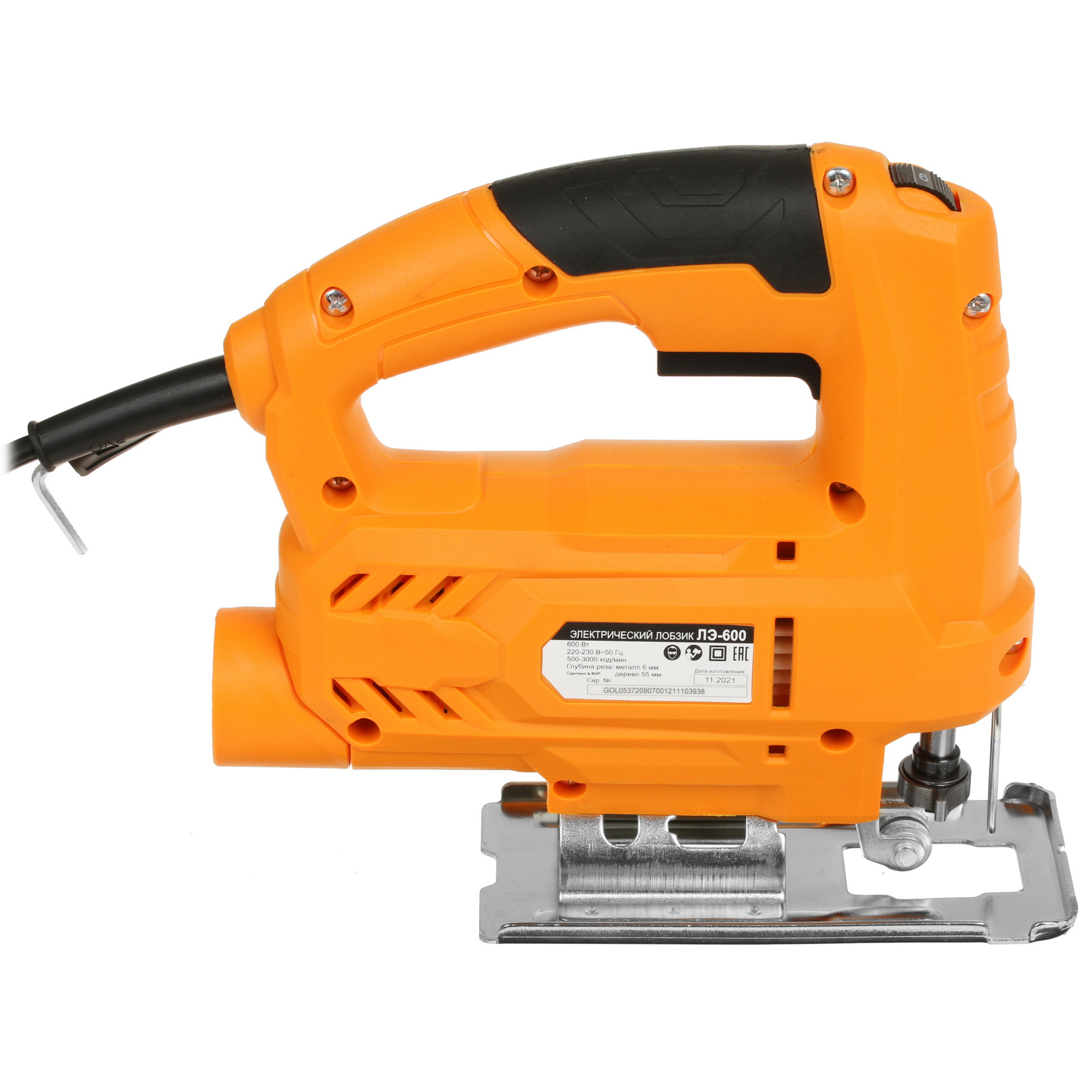 Электрический лобзик Вихрь ЛЭ-600 5356666 STDN-0109286 - Вид №3