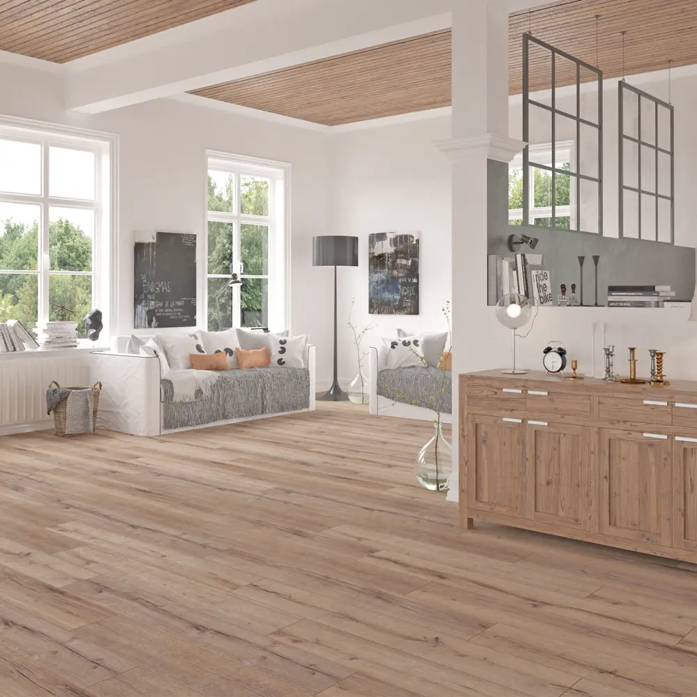 Ламинат ARTENS «Дуб Теон» с фаской — серый дуб для интерьера 85636862 STLM-0064865 - Вид №6