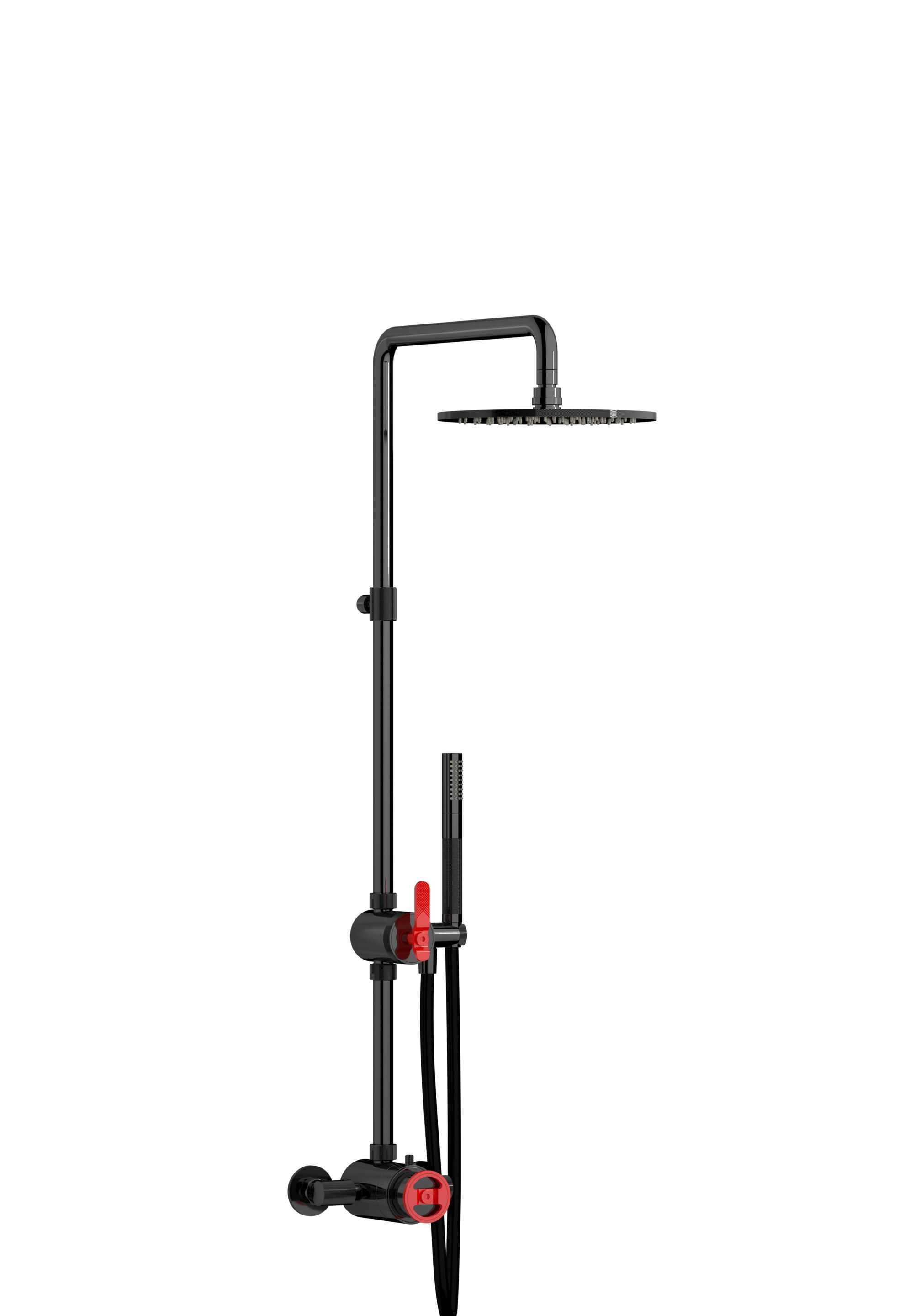Настенная термостатическая душевая колонна с ручным душем IB Bold ARCH-00071043 - Вид №2