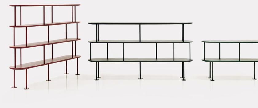 Wittmann Открытая металлическая полка с порошковым покрытием sun-id-1402630 - Вид №2