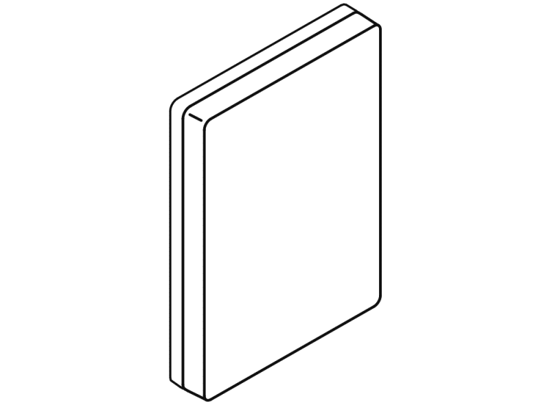 950.50.10090 монтажная пластина с крышкой HEWI Stützen  - Вид №2