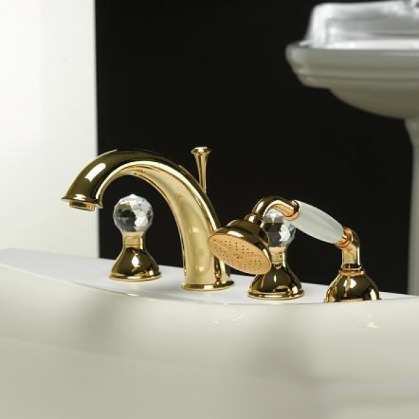 KA730101010 Смеситель на борт ванны Webert Karenina  - Вид №1