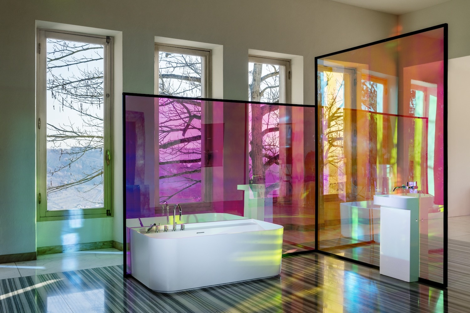 H2203470000361 Ванна шестиугольная, для обычной обшивки, с/без гидромассажа LAUFEN PRO - Вид №15