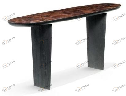 Roche Bobois Овальная консоль из массива дерева Nativ sun-id-1386956