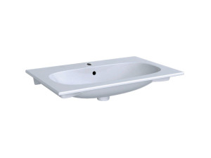 Встраиваемая раковина из керамогранита с переливом