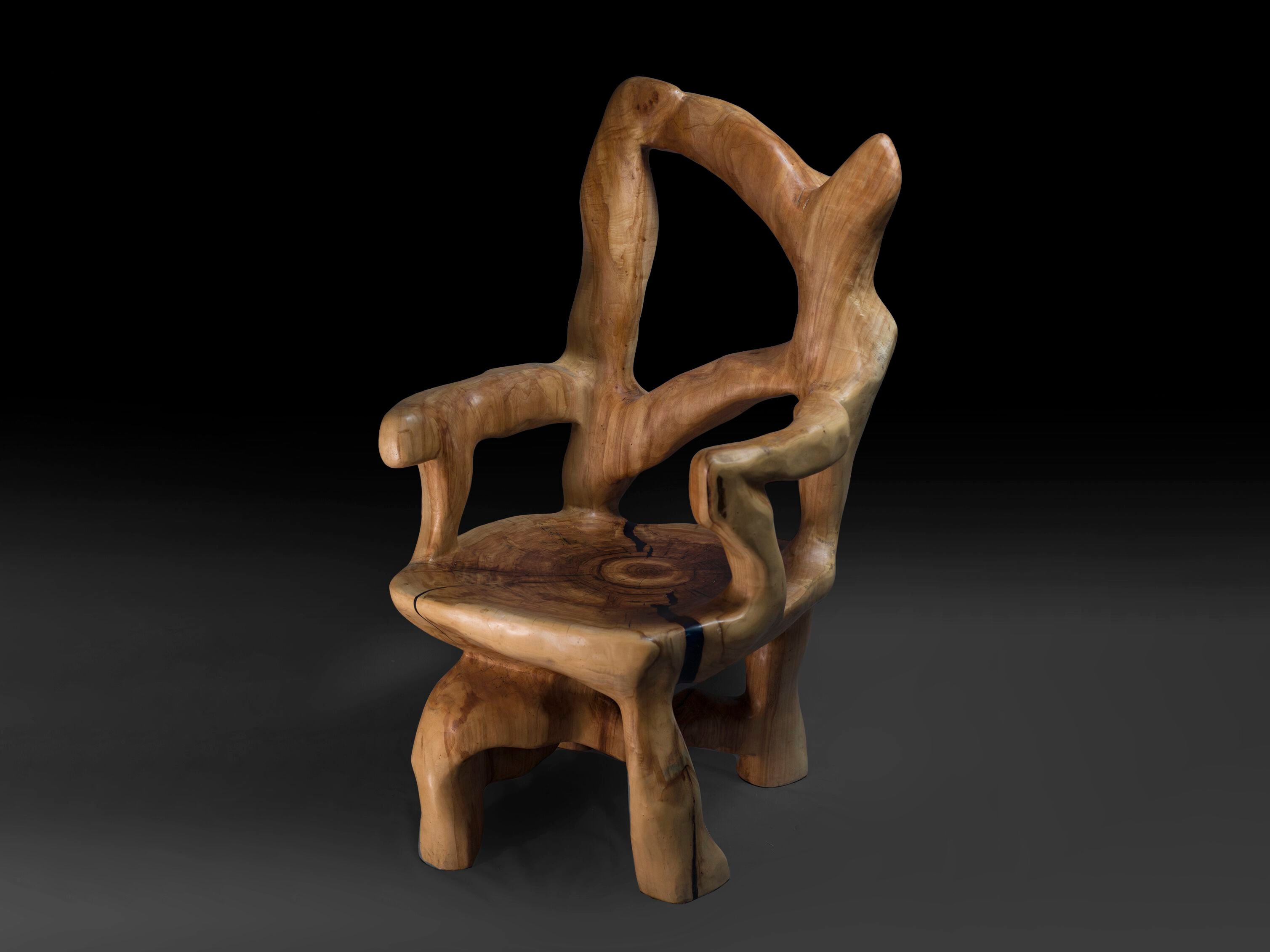 Деревянное кресло с подлокотниками Logniture Veles ARCH-00090753