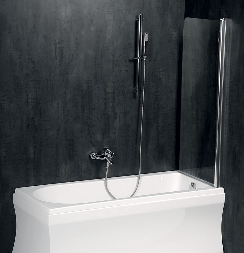 BS-65 Душевое ограждения на борт вынны Polysan Чехия  - Вид №1