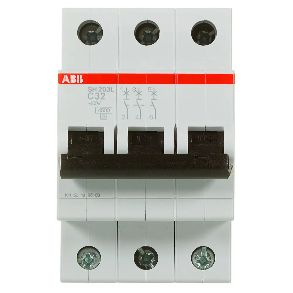 Автоматический выключатель ABB SH203L 3P C32 А 4.5 кА 2CDS243001R0324 STLM-2172460 - Вид №1