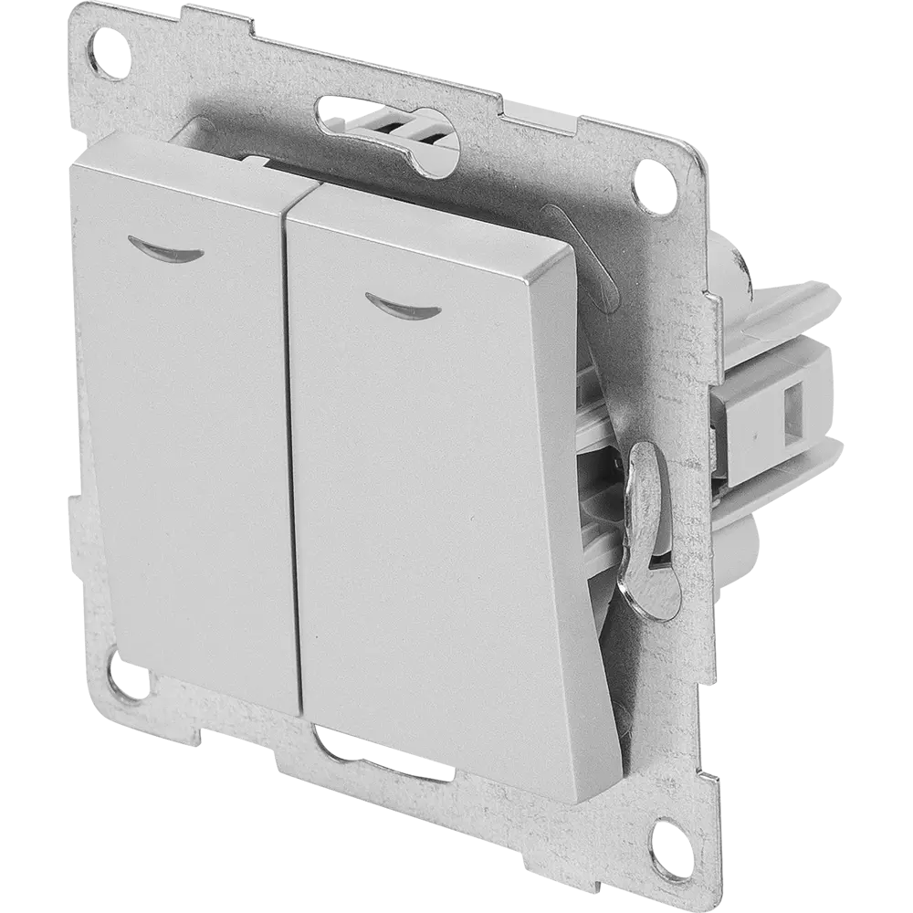 GUSI Electric — встраиваемый выключатель с индикацией для двух цепей освещения 83864227 Ugra STLM-0045162