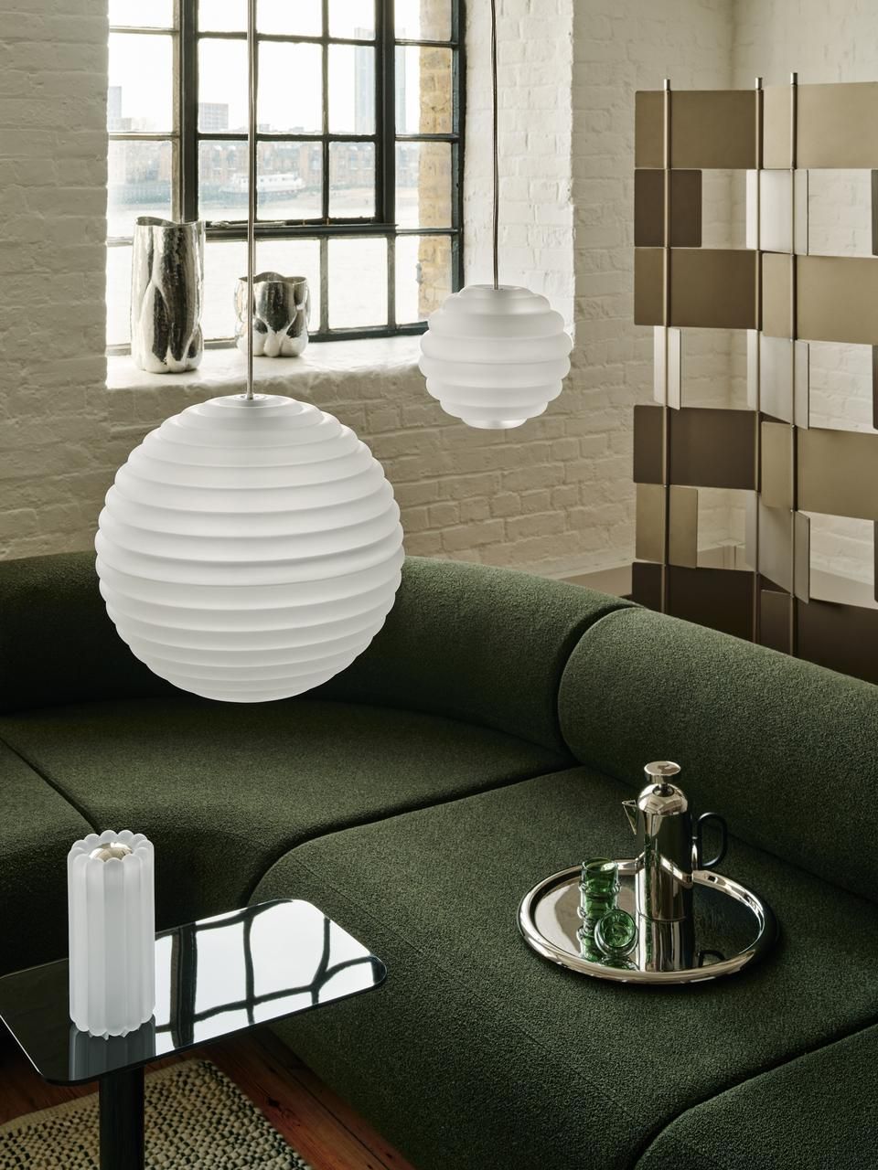 Светодиодная настольная лампа из ледяного стекла Tom Dixon пресс ARCH-00113550 - Вид №6