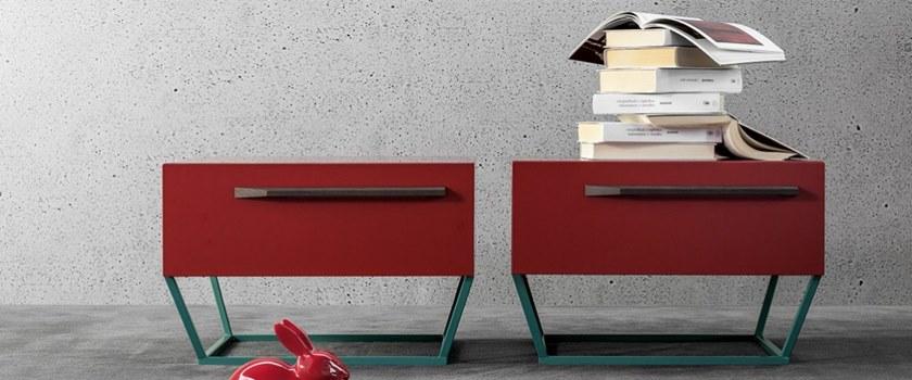 Bonaldo Тумбочка прикроватная лакированная прямоугольная с ящиками To be sun-id-1399295 - Вид №1