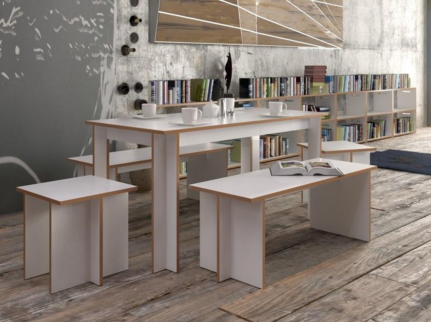 Tojo Möbel Прямоугольный стол в мдф sun-id-1365919 - Вид №5