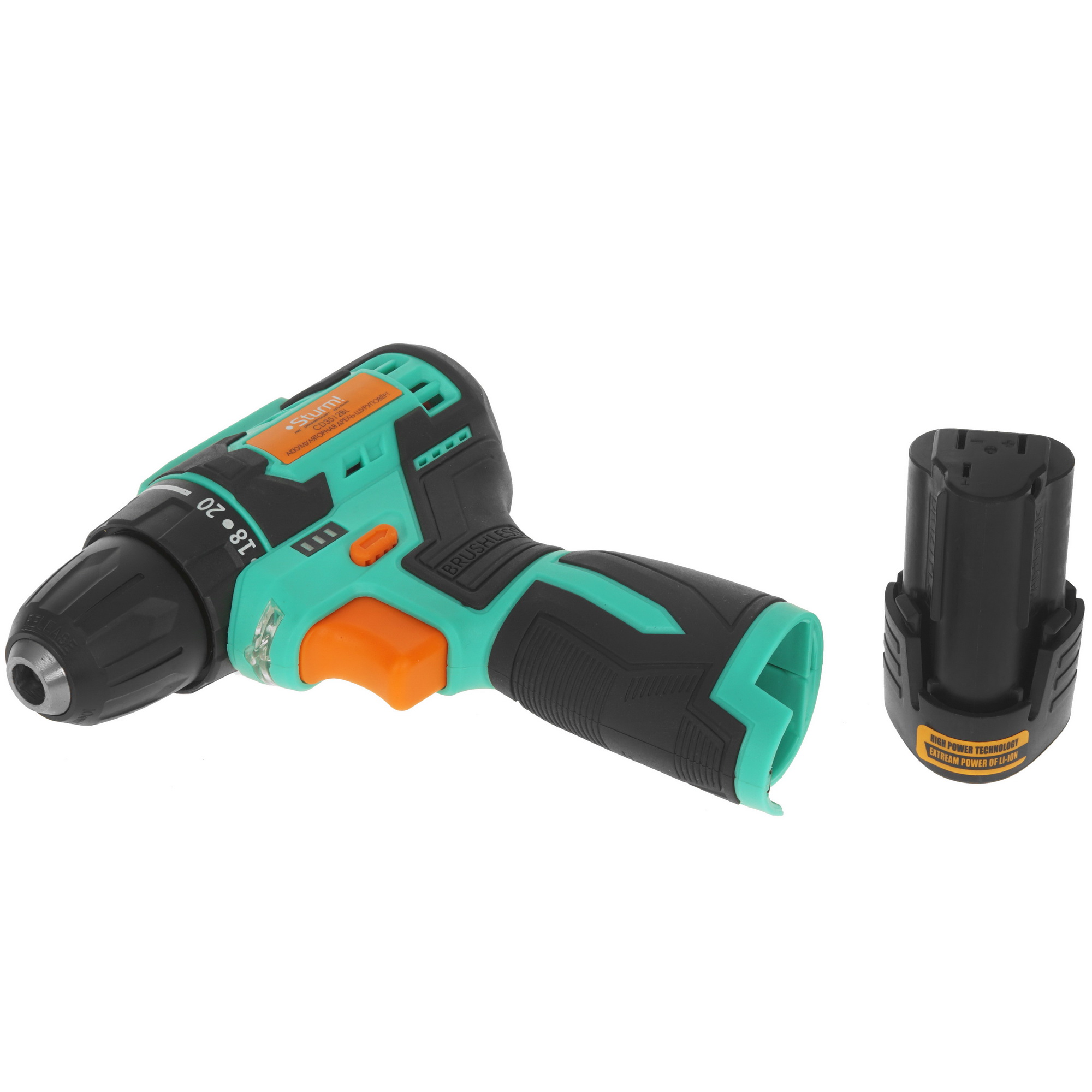 Дрель-шуруповерт Sturm! CD3512BL 5370926 STDN-0057463 - Вид №5