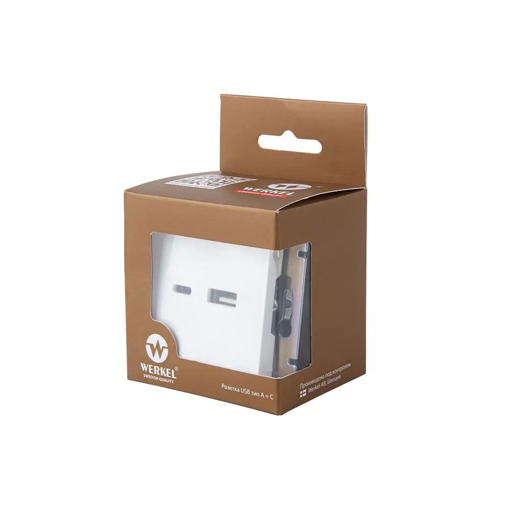 Розетка USB встраиваемая Werkel W1171801 цвет белый 84491709 STLM-2023553 Встраиваемые механизмы - Вид №3
