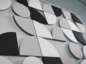 Вертикальные звукопоглощающие панели