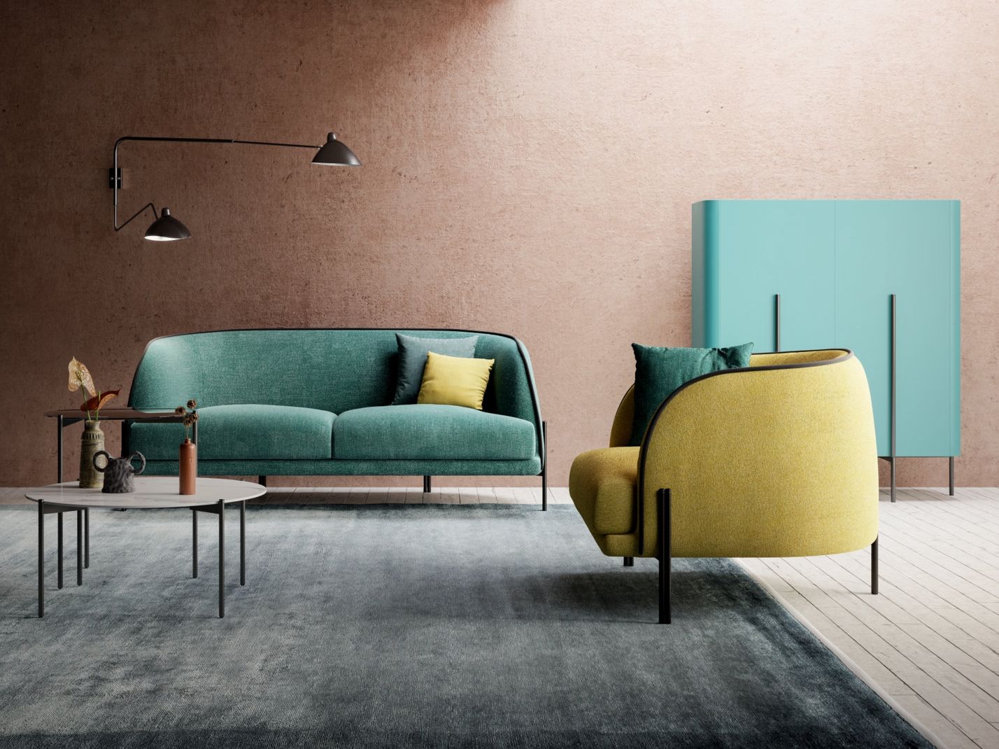 3-местный тканевый диван Liu Jo Living Collection ARCH-00102741 - Вид №9