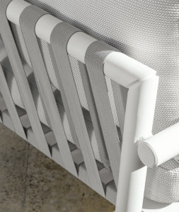 2-местный тканевый съемный садовый диван