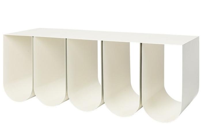 Kristina Dam Studio Скамья из стали с порошковым покрытием Curved sun-id-1455069 - Вид №1