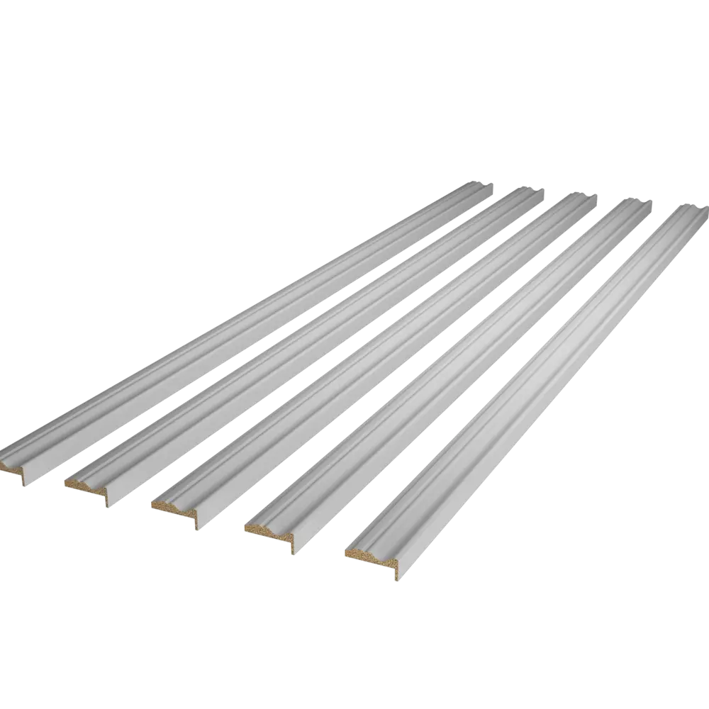 Santreyd: Набор наличников для одностворчатой двери, светло-серый эмаль 89348983 STLM-0897376 - Вид №1