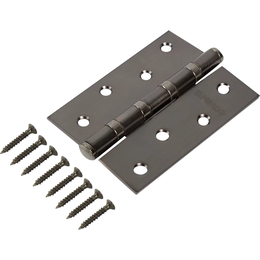 82105969 Петля универсальная U1004BB-GR/BL 100x75x2.5 мм сталь цвет графит STLM-0019064 FUARO Home - Вид №2