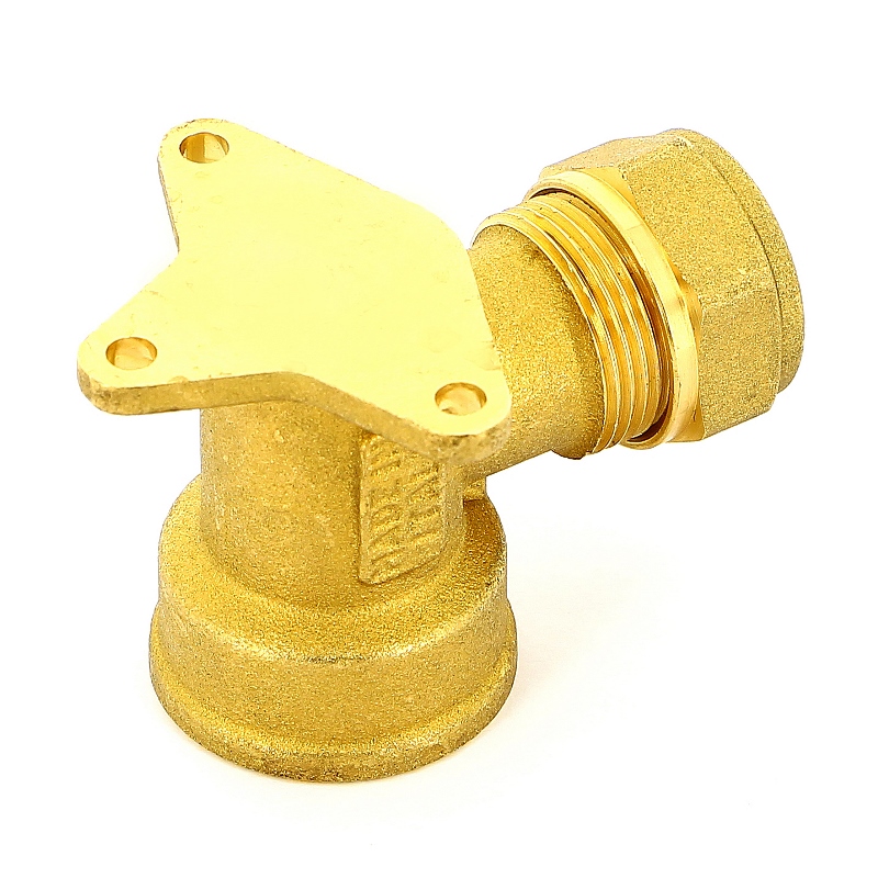 Водорозетка обжим-В с пластиковым кольцом TIEMME 10х1/2" 1200097 - Вид №3