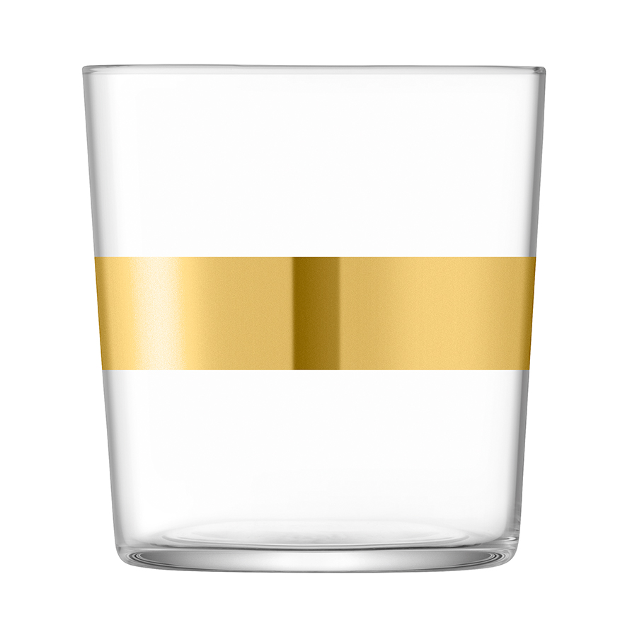 Набор из 8 стаканов с золотым декором Deco 390 мл LSA International G133713216 - Вид №3