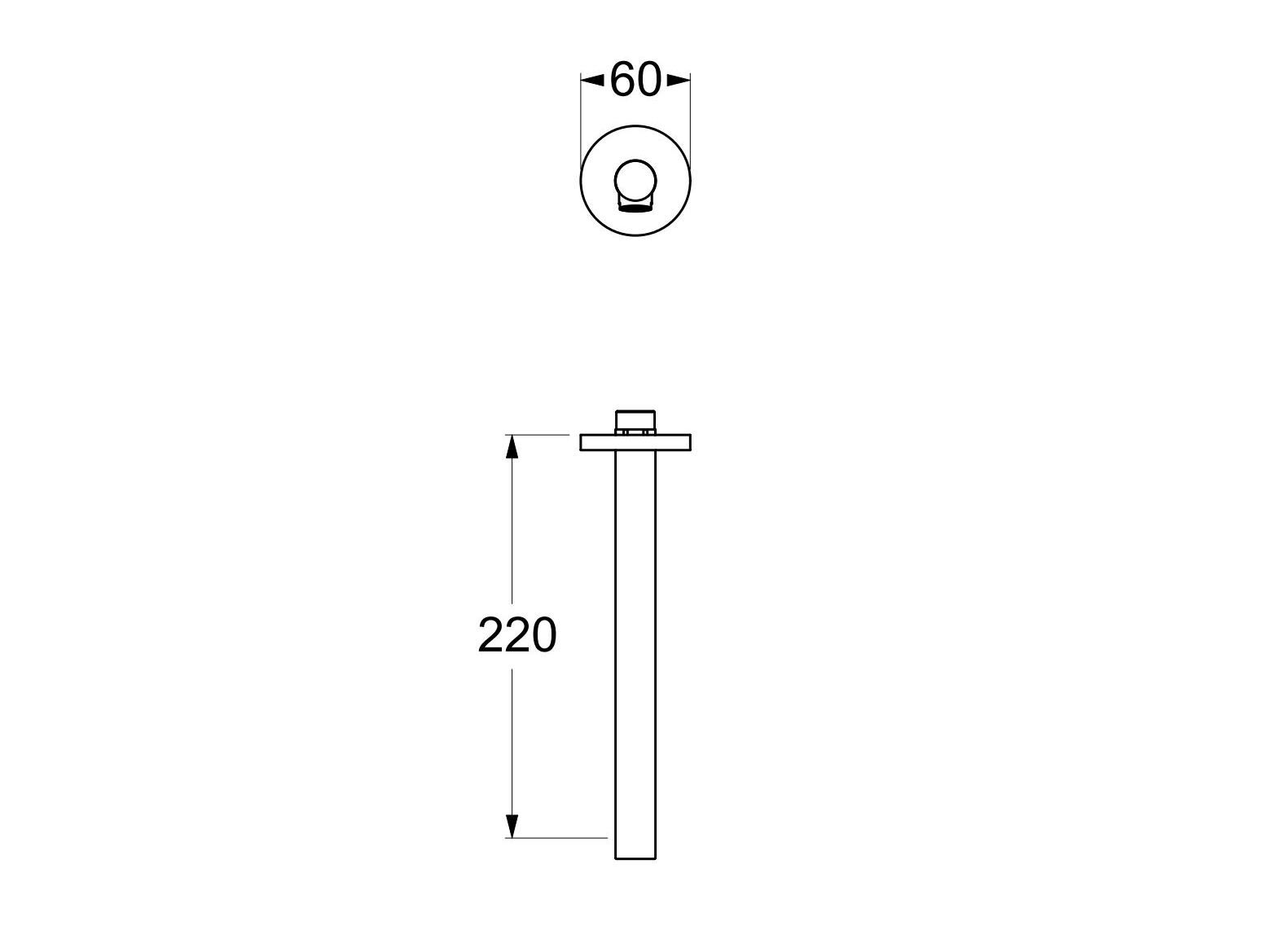 Дозирующий носик для настенного умывальника GUGLIELMI RUBINETTERIE Sprint One ARCH-00031048 - Вид №2