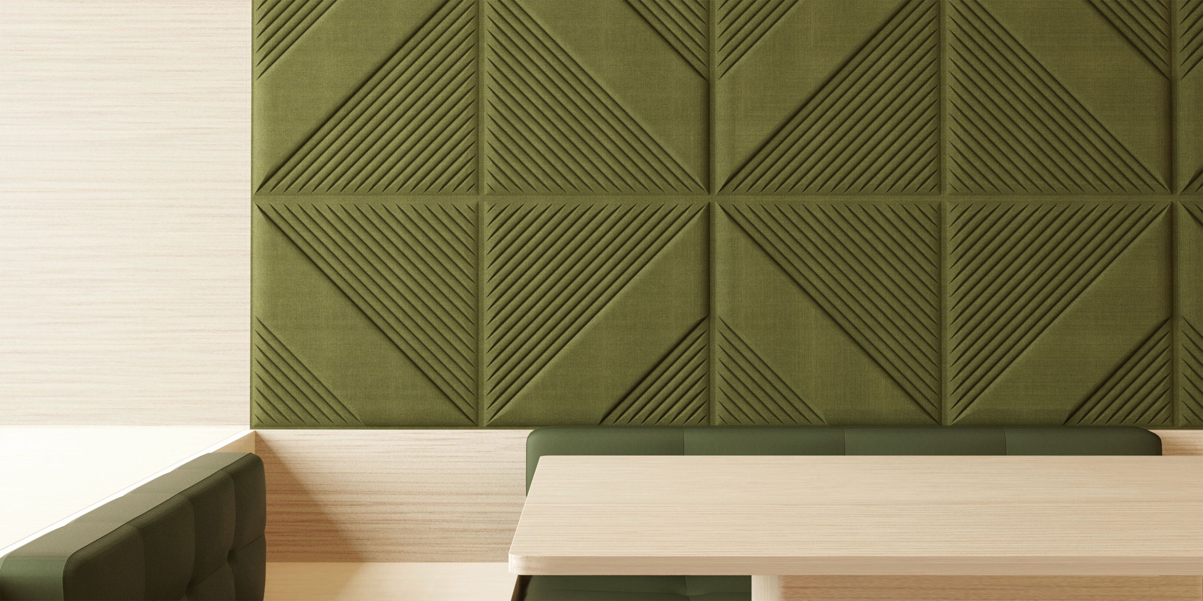 Рециркулированная акустическая панель из полиэфирного волокна Isolspace OBLIQUE ARCH-00052749 - Вид №15