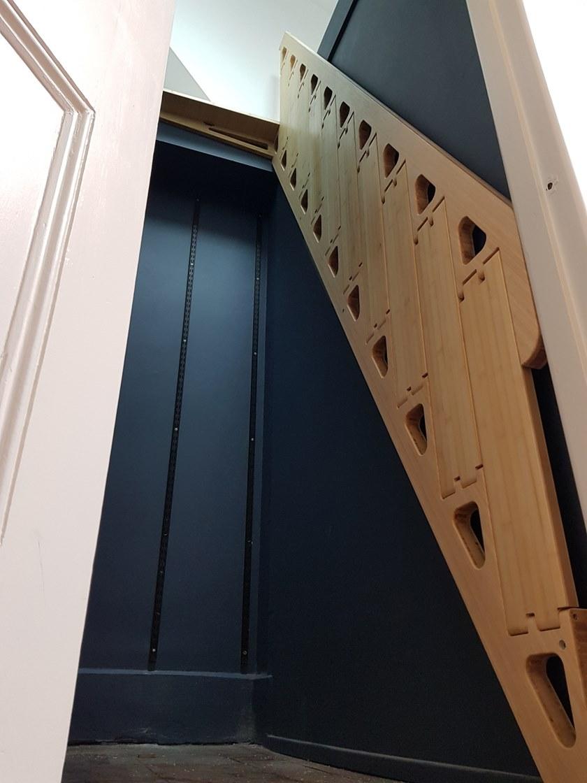 Bcompact Выдвижная лестница из бамбука  Bhl-02  - Вид №11