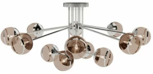 Jetclass Потолочный светильник из нержавеющей стали и стекла Bubbles Obb414