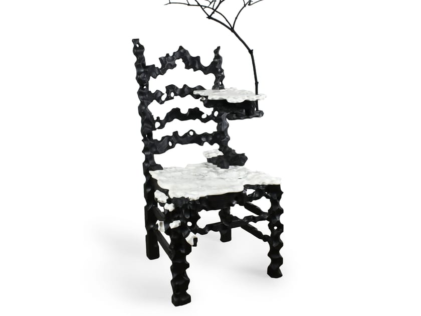 Деревянный и мраморный стул LO Contemporary THRONE ARCH-00030827