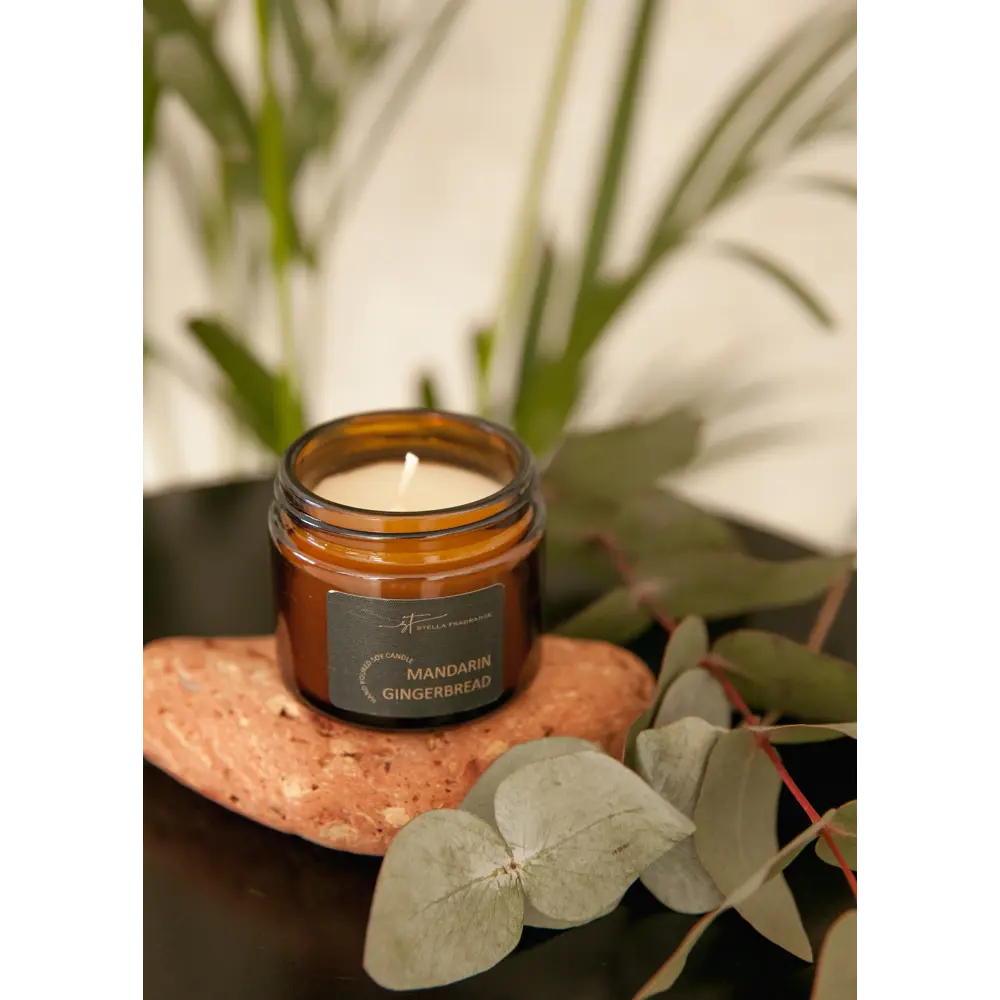 89090939 Ароматическая свеча Stella Fragrance Mandarin Gingerbread 50 г STLM-0828191 Santreyd  - Вид №4
