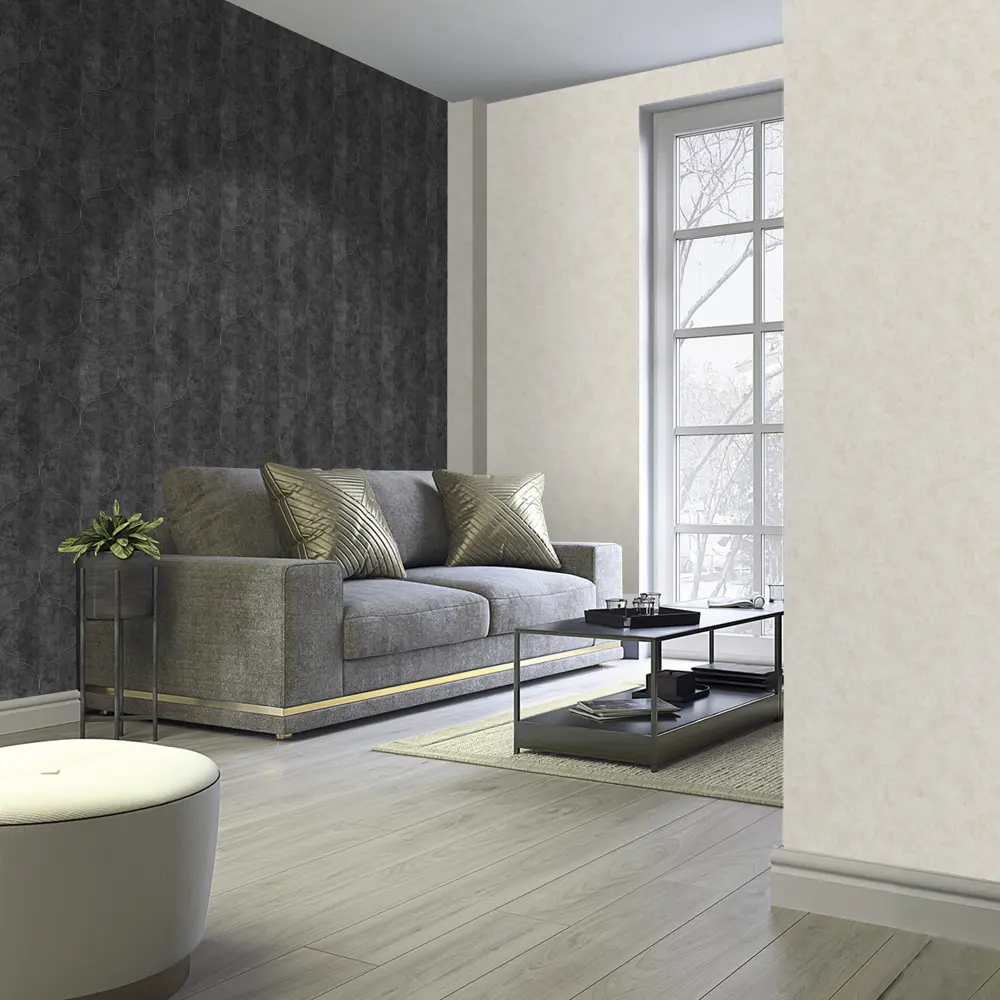 Обои флизелиновые Erismann Bogema темно-серые 1.06 м ЭР60614-06 STLM-2190608 - Вид №6