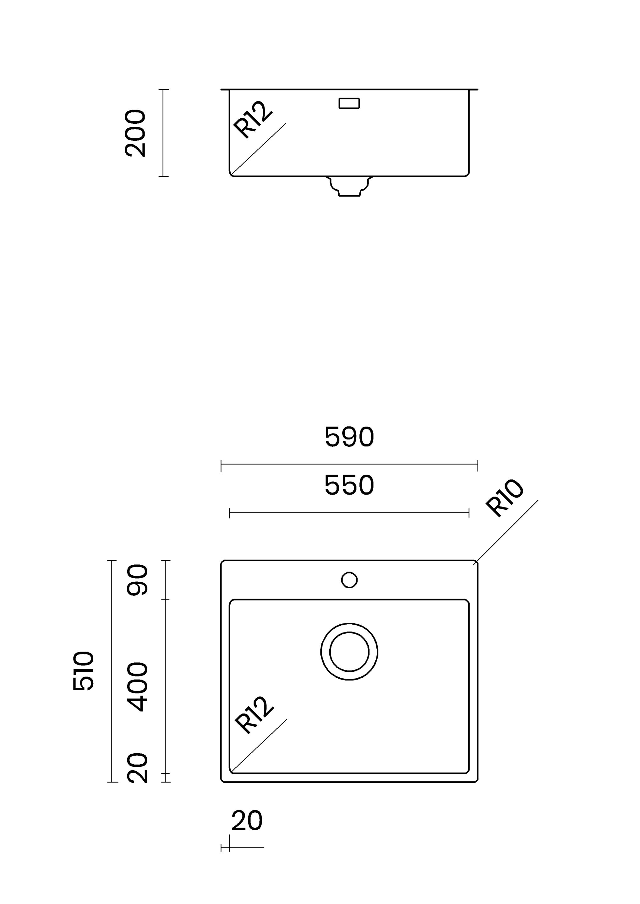 Раковина из нержавеющей стали TASCA Pura ARCH-00030573 - Вид №13